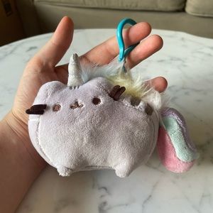 Pusheen The Cat 4.5" Plush Backpack Clip: Pusheenicorn